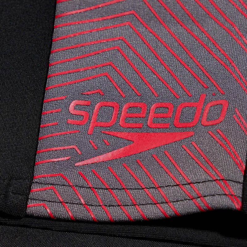 Speedo Uomo Dive nero/rosso/ tortora 8