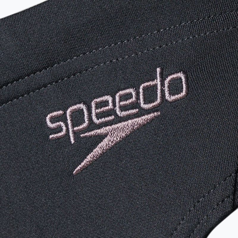 Speedo Hyper Boom Splice Uomo slip da bagno nero/tortora 3