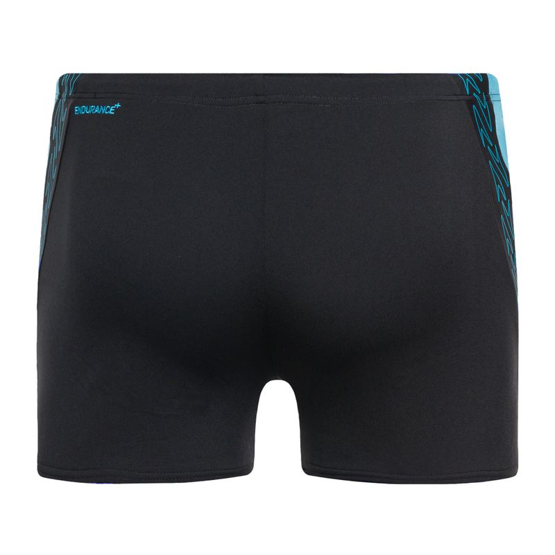 Boxer da bagno Speedo Hyper Boom Splice da uomo nero/bullone 2