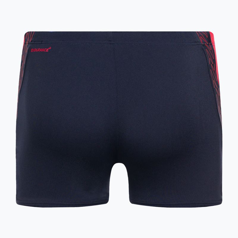 Boxer da bagno Speedo Hyper Boom Splice da uomo true navy/fed red 2