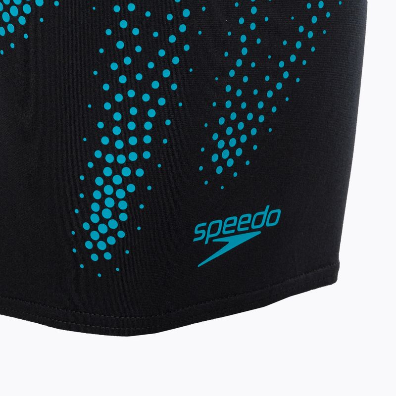 Speedo Hyper Boom Placement nero/bullone uomini nuotatori 3