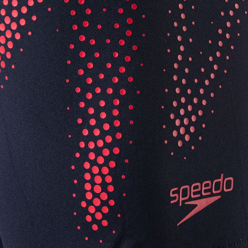 Costume da bagno Speedo Hyper Boom Placement da uomo true navy/fed red 3