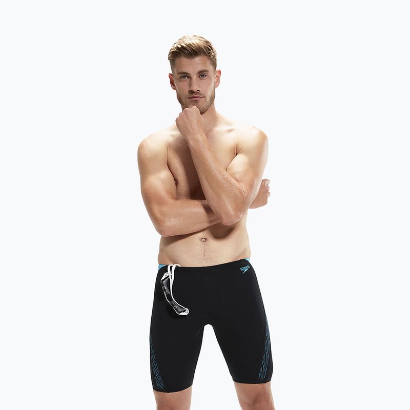 Speedo Hyper Boom Splice da uomo nero/bullone 5