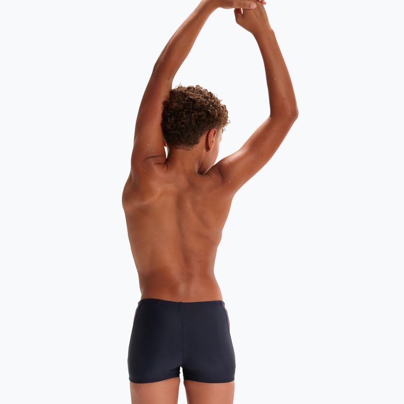 Speedo Hyper Boom Logo Splice - pantaloncini da bagno per bambini true navy/fed red 7