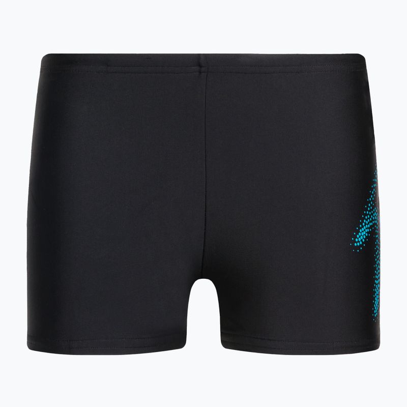 Speedo Hyper Boom Logo Placement pantaloncini da bagno per bambini nero/bullone