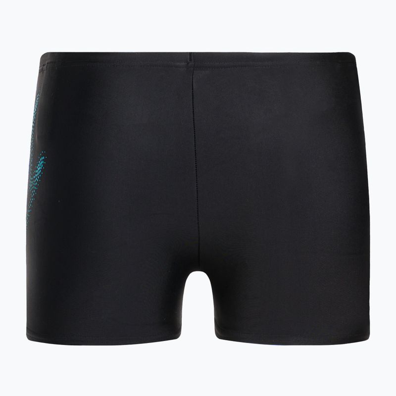 Speedo Hyper Boom Logo Placement pantaloncini da bagno per bambini nero/bullone 2