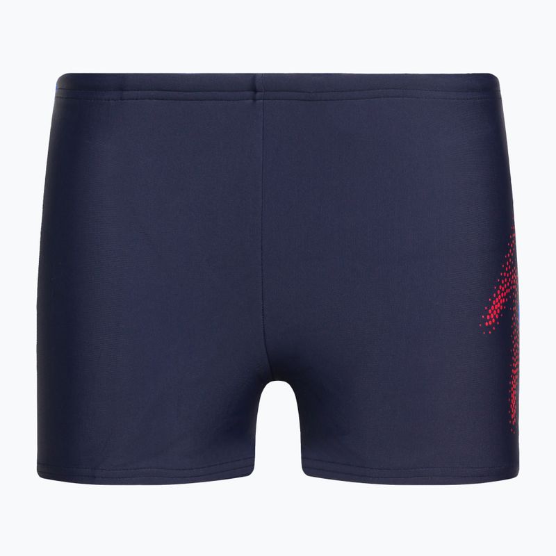Speedo Hyper Boom Logo Placement - pantaloncini da bagno per bambini true navy/fed red