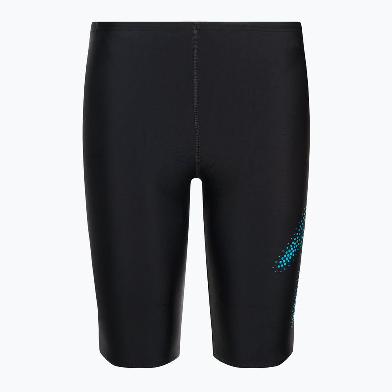 Speedo Hyper Boom Logo Placement bambini jammer nuoto nero / bullone