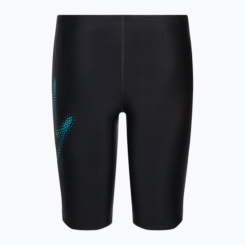 Speedo Hyper Boom Logo Placement bambini jammer nuoto nero / bullone 2