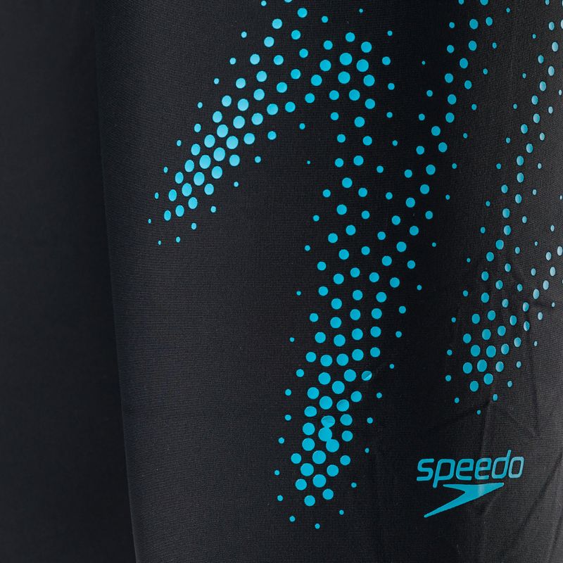 Speedo Hyper Boom Logo Placement bambini jammer nuoto nero / bullone 3