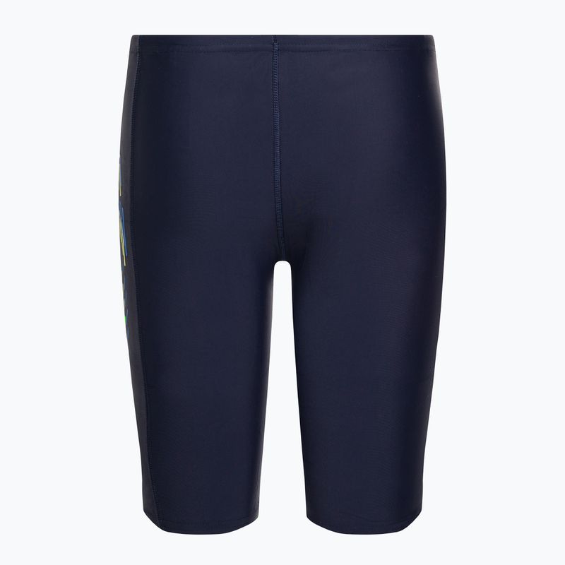 Speedo Plastisol Placement, costume da bagno per bambini true navy/bondi blue/spritz 3