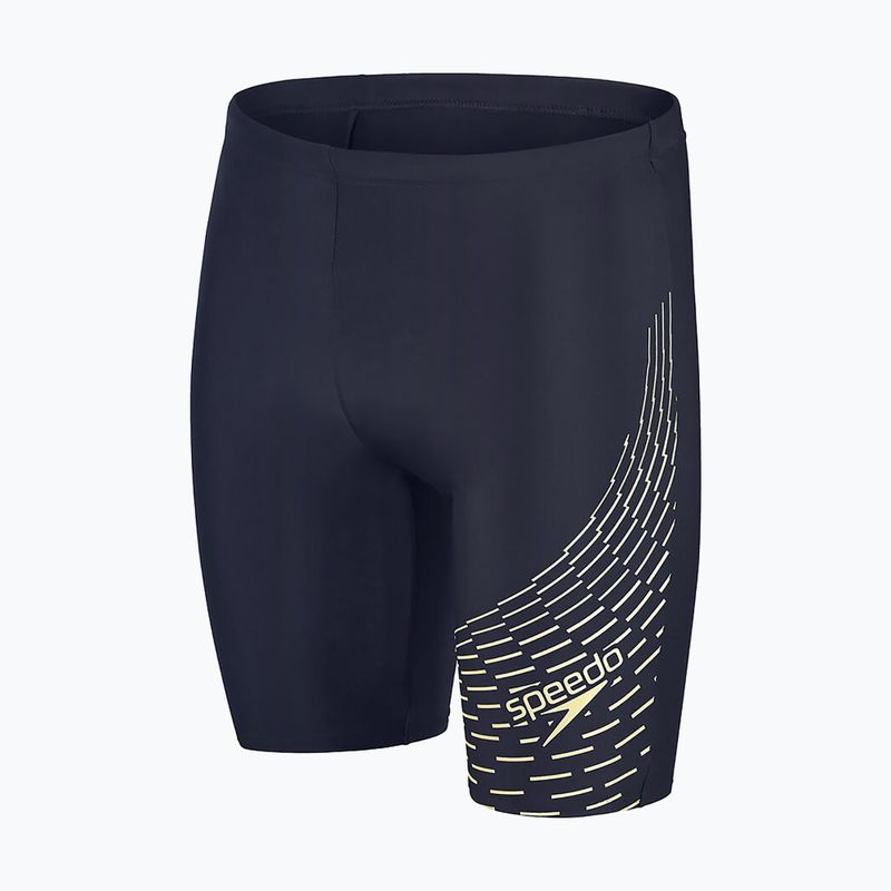 Costume da bagno Speedo Medley Logo uomo true navy/spritz 4