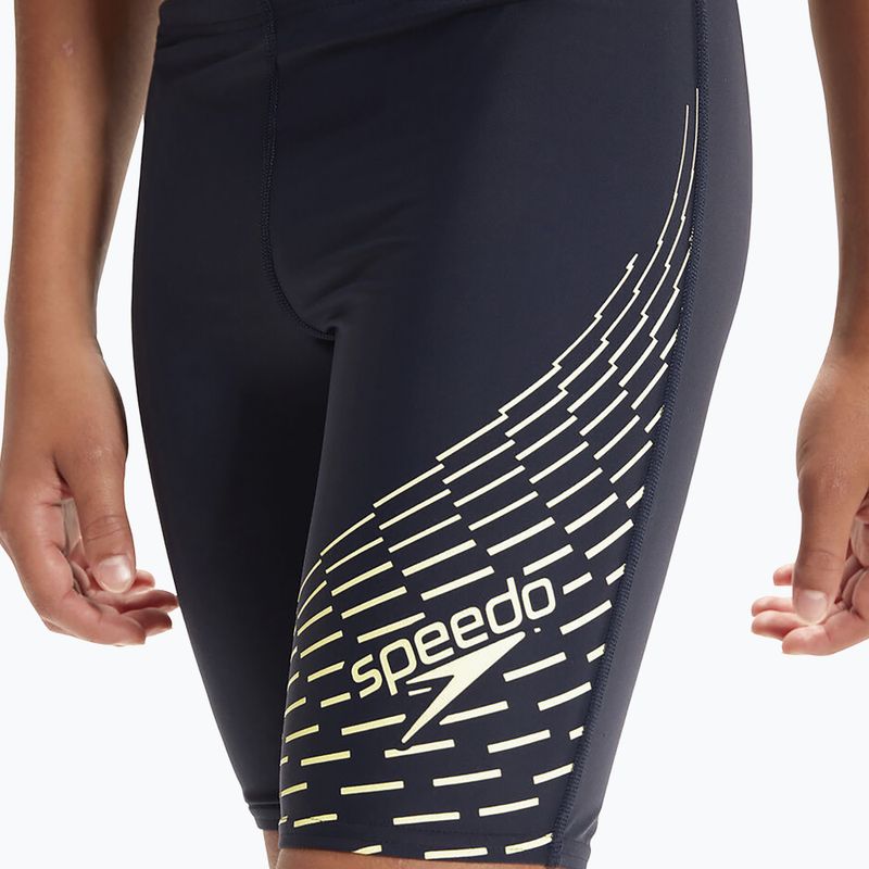 Speedo Medley Logo true navy/spritz jammers da nuoto per bambini 6