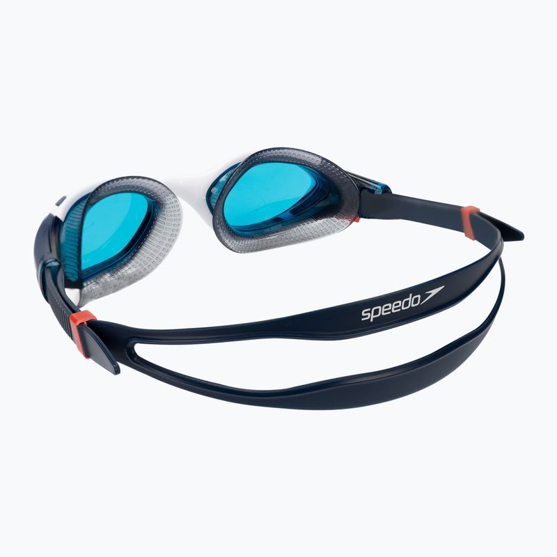 Occhiali da nuoto Speedo Biofuse 2.0 ammonite blu/bianco/rosso/blu 4