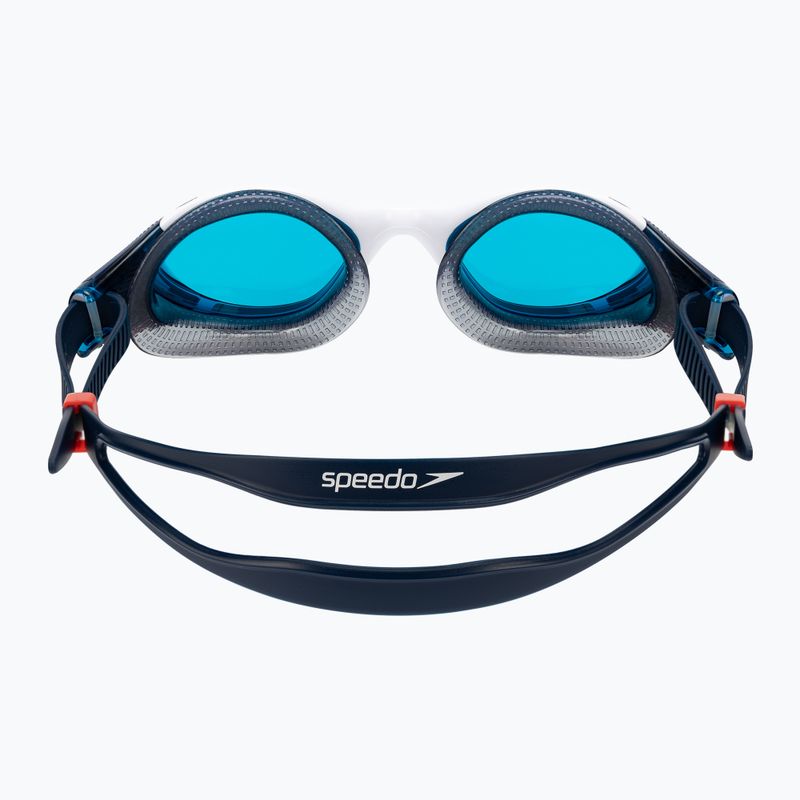 Occhiali da nuoto Speedo Biofuse 2.0 ammonite blu/bianco/rosso/blu 5