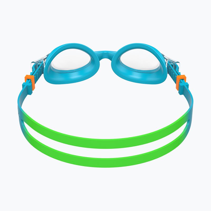 Occhialini da nuoto Speedo Skoogle Infant blu/verde fluo/arancio fluo/chiaro 8