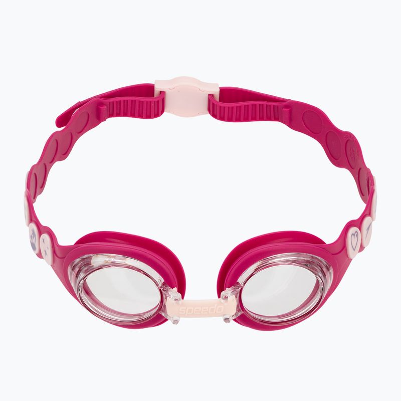 Occhialini da nuoto Speedo Infant Spot per bambini, rosa elettrico e trasparente 2