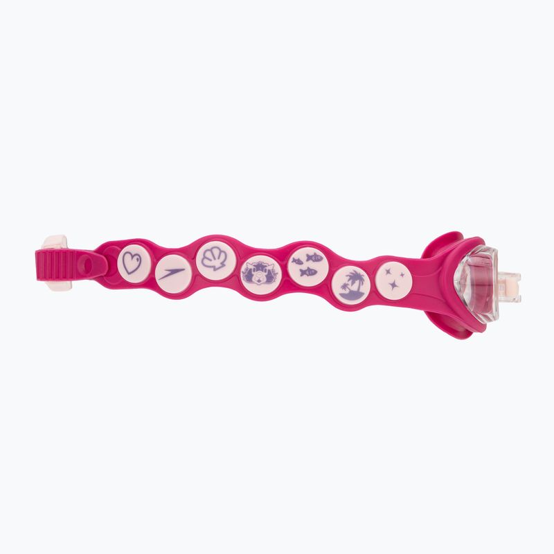 Occhialini da nuoto Speedo Infant Spot per bambini, rosa elettrico e trasparente 3