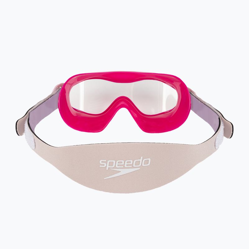 Maschera da nuoto per bambini Speedo Sea Squad Jr rosa elettrico/lilla di Miami/fioritura/chiaro 5