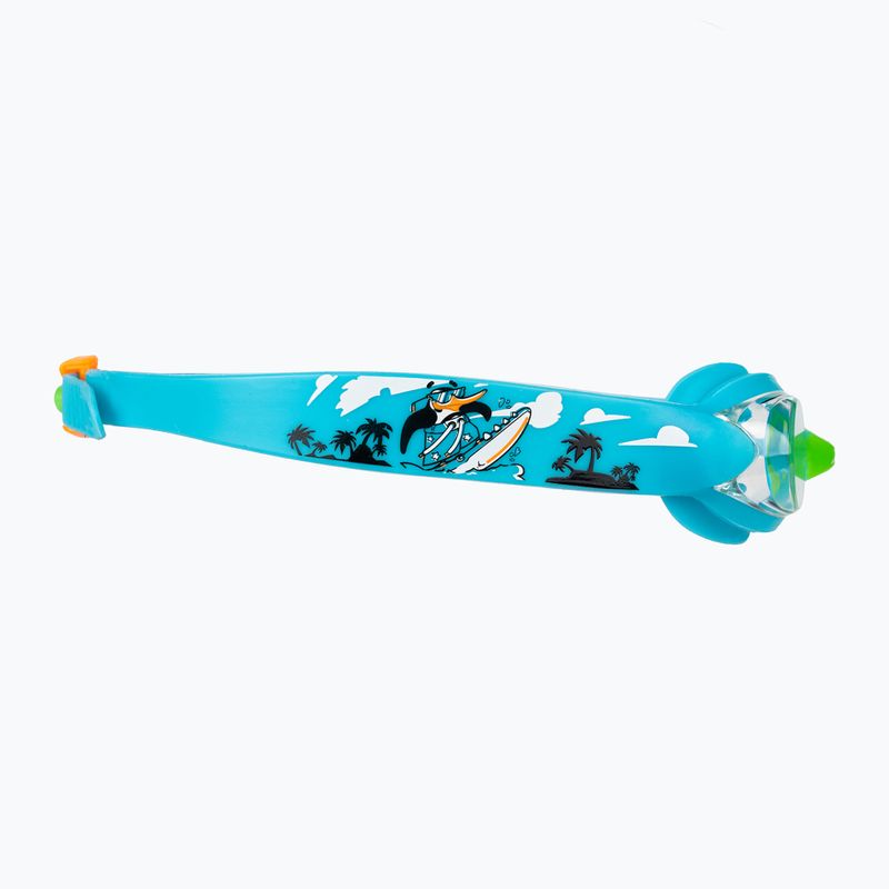 Occhialini da nuoto Speedo Illusion Infant blu/verde fluo/arancione fluo/chiaro 3