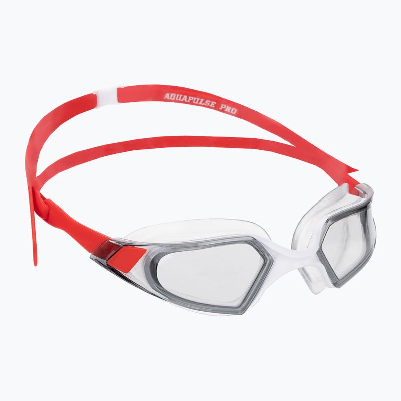 Occhiali da nuoto Speedo Aquapulse Pro rosso/bianco