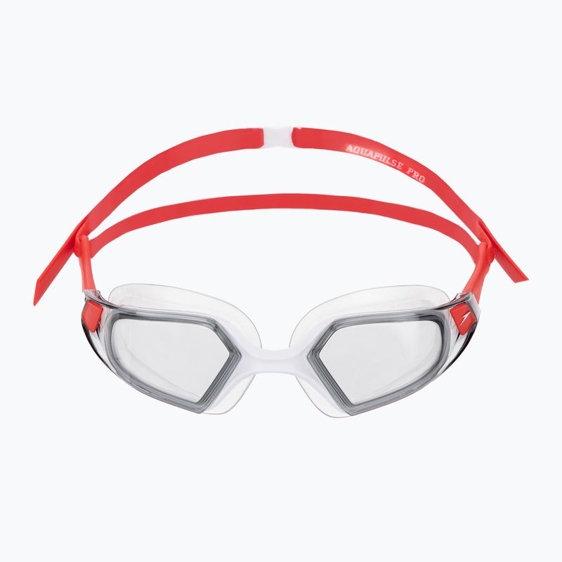 Occhiali da nuoto Speedo Aquapulse Pro rosso/bianco 2