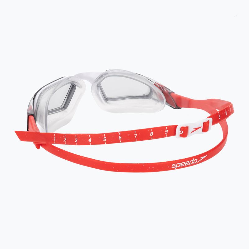 Occhiali da nuoto Speedo Aquapulse Pro rosso/bianco 4