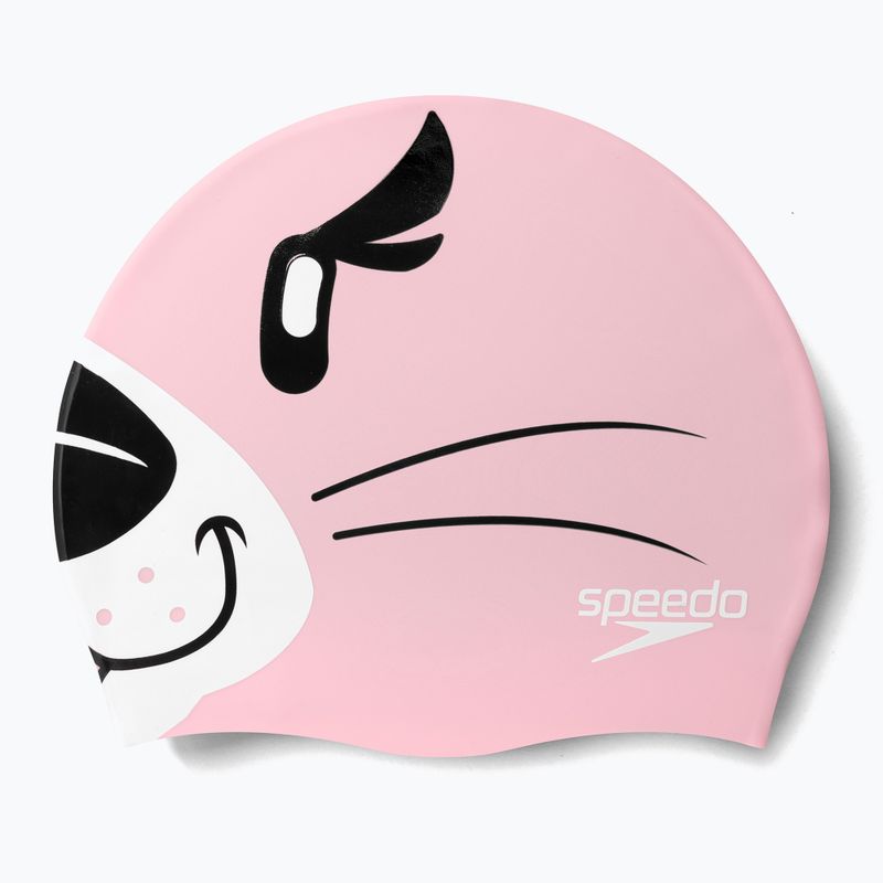Speedo Cuffia da nuoto a carattere stampato aria blossom/bianco 3