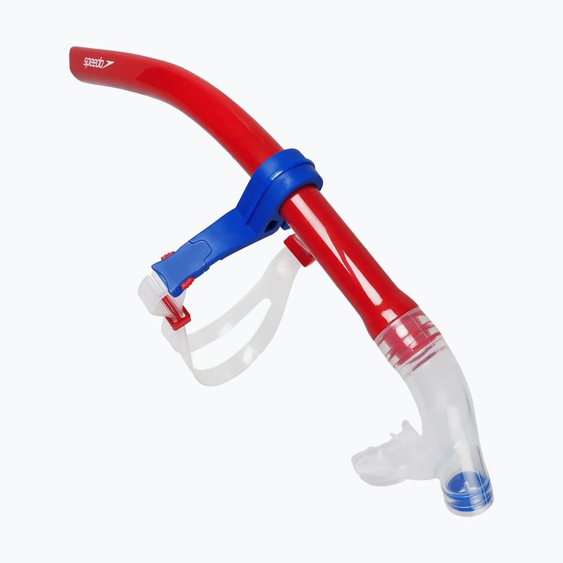 Speedo Centro alimentato rosso/blu telaio anteriore snorkel nuoto 2