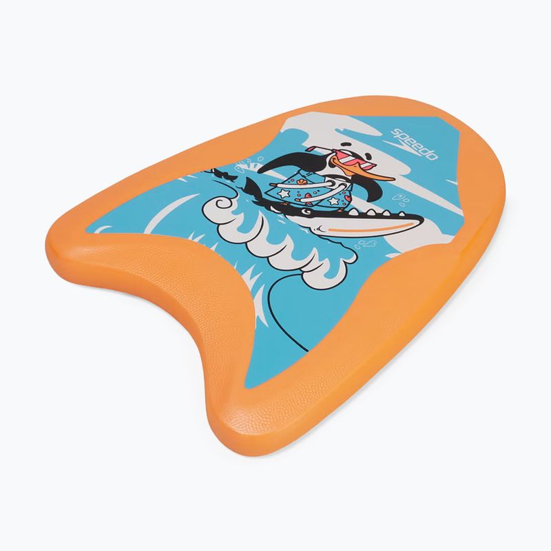 Tavola da nuoto Speedo Turtle Printed Float chima azure blue/fluro orange 3