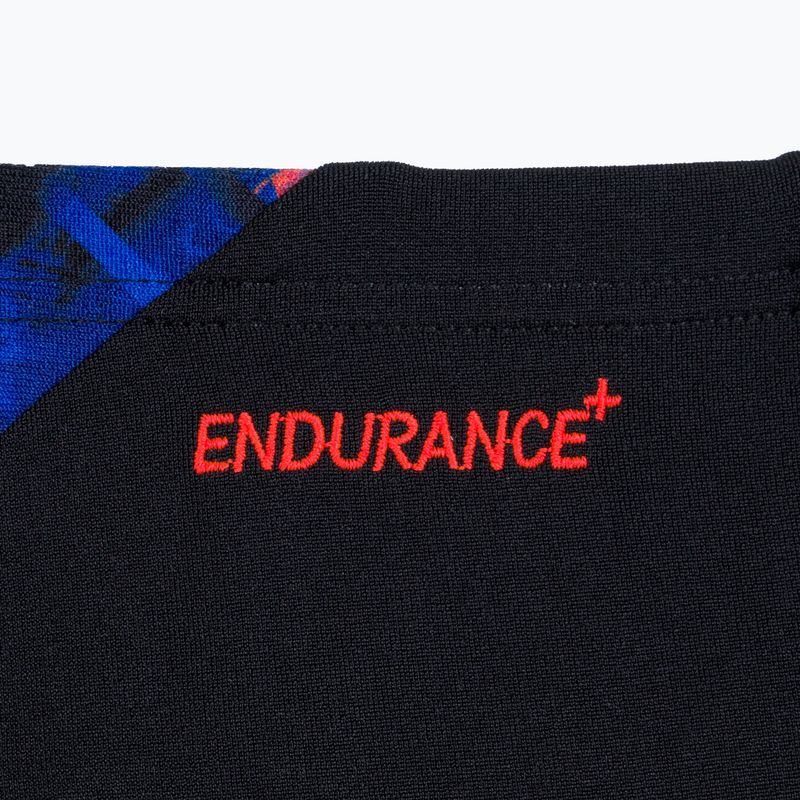 Pantaloncini da bagno Speedo Eco END+ Splice Aquashort da uomo nero/arancio 4