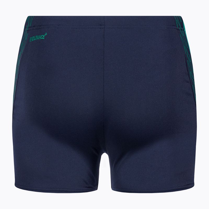 Speedo Hyper Boom Splice Aquashort Uomo: boxer da bagno blu/verde 2