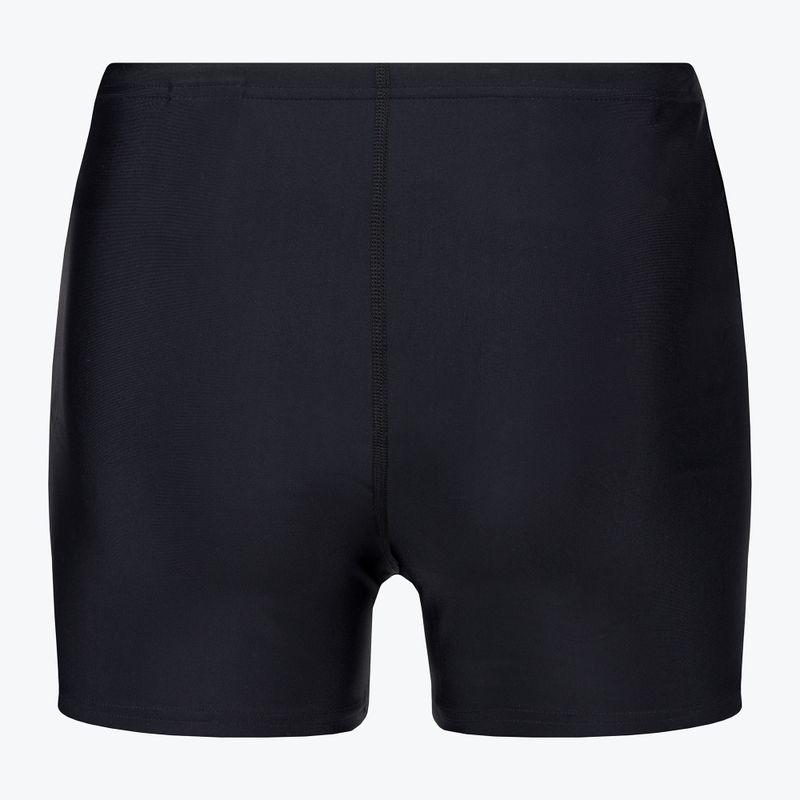 Pantaloncini da bagno Speedo Tech Print Aquashort da uomo nero/arancio 2