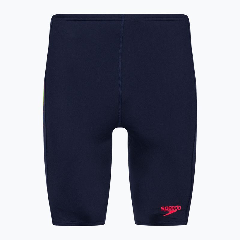 Costumi da bagno da uomo Speedo Tech Panel navy/arancione