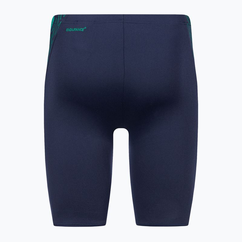 Costume da bagno Speedo Hyper Boom Splice da uomo blu/verde 2