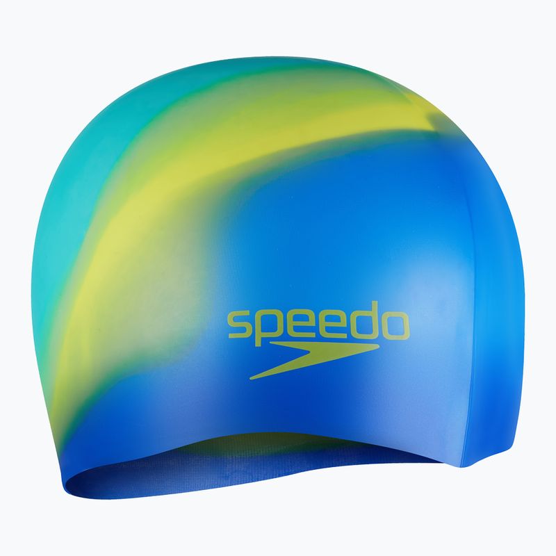 Speedo Multi Colour Silicone Junior cuffia fluo artic/true cobalt/lemon drizzle 2
