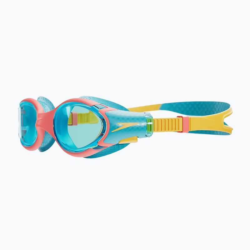 Occhialini da nuoto per bambini Speedo Biofuse 2.0 Junior bolt/mango/corallo beach 3