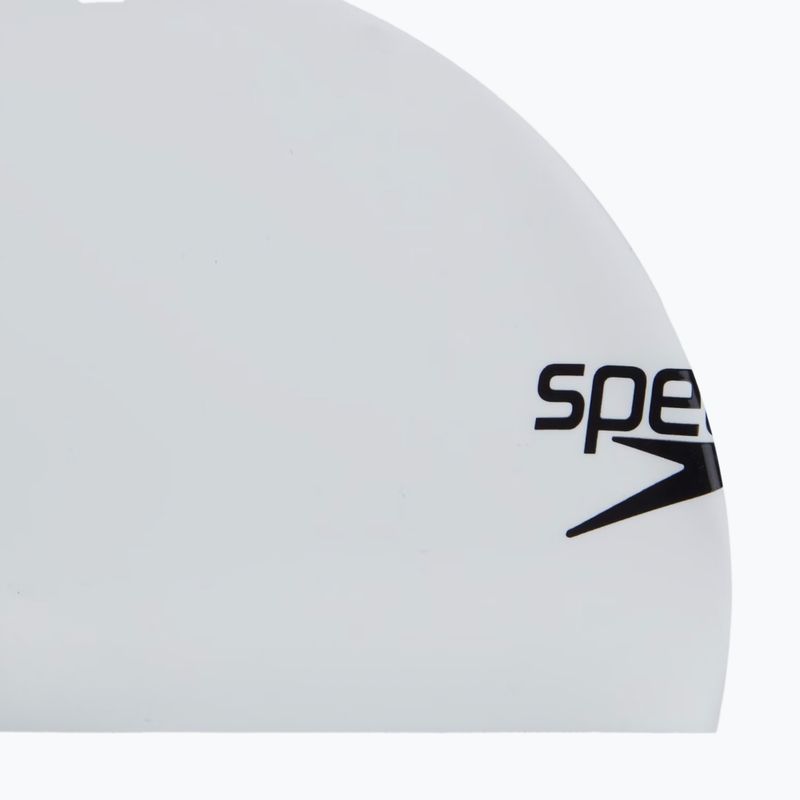 Speedo Fastskin Hiro, cuffia da nuoto bianca 3
