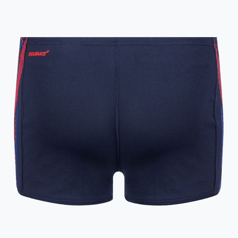 Boxer da bagno Speedo Tech Panel Aquashort da uomo navy/arancione 2