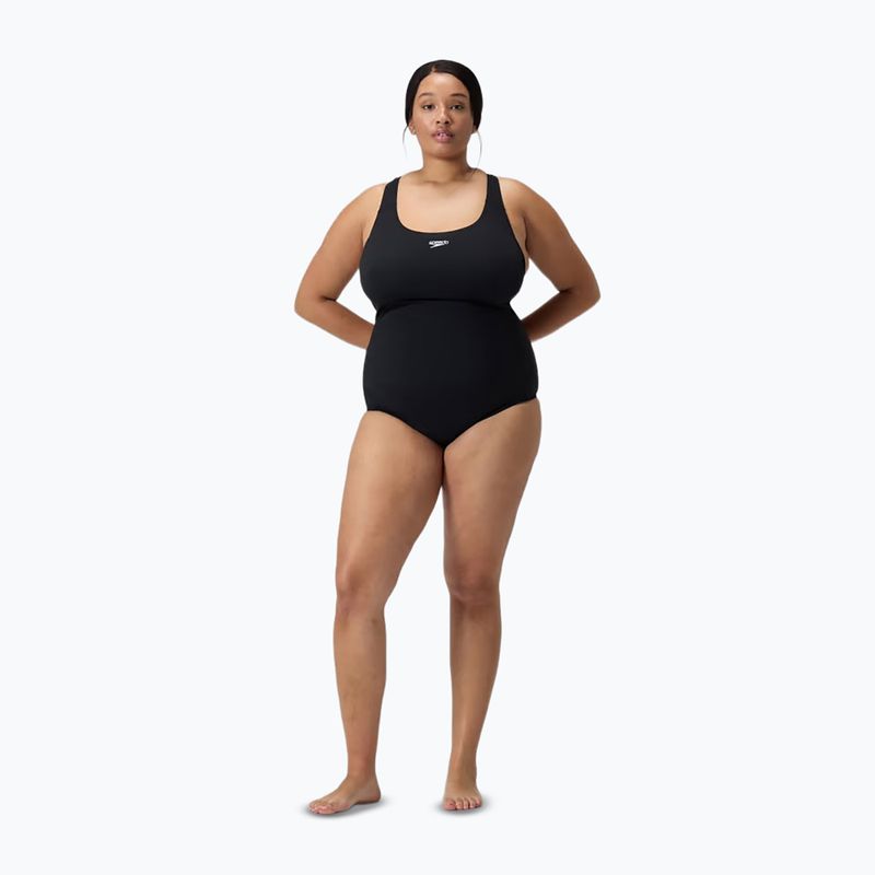 Costume intero da donna Speedo Endurance+ Medalist Plus Size black 2