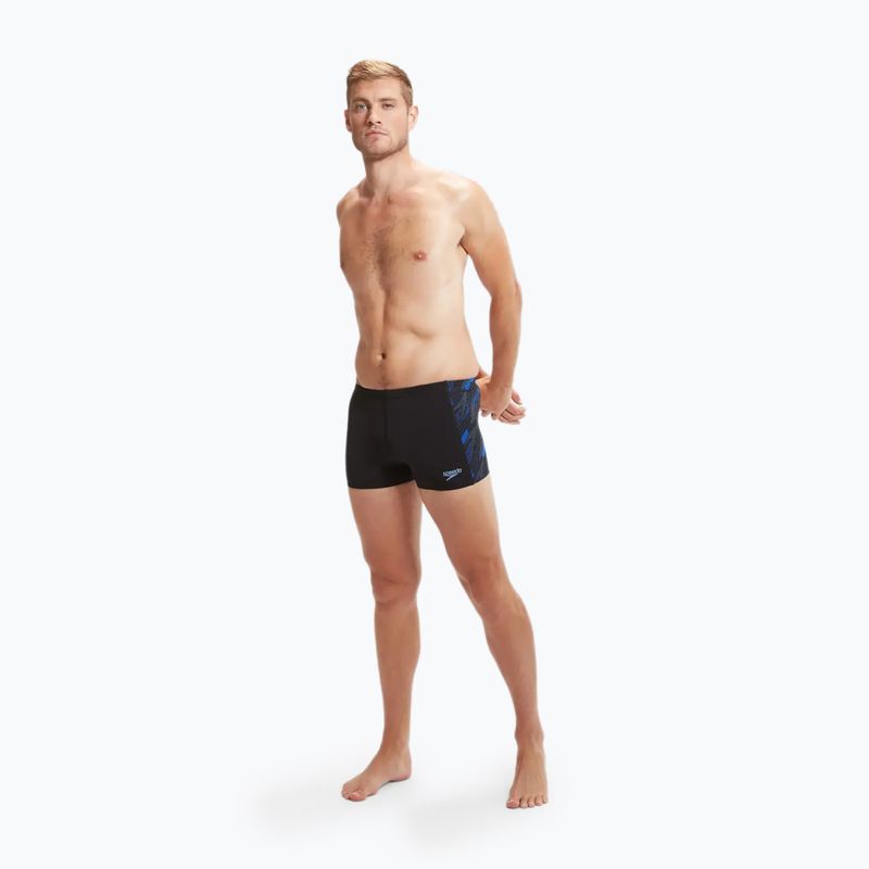 Speedo Hyperboom nero/blu scuro/cobalto vero: pantaloncini da bagno 5