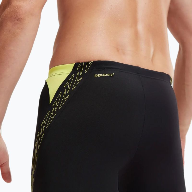 Speedo Hyper Boom Splice - nuoto da uomo nero/limone drizzle 8