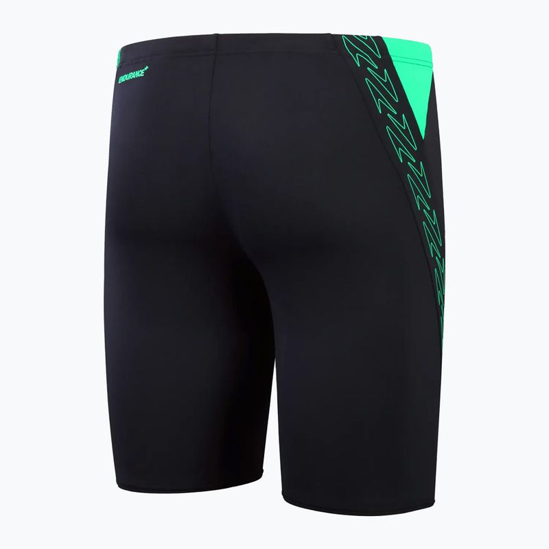 Costume da bagno Speedo Hyper Boom Splice da uomo true navy/verde arlecchino 2