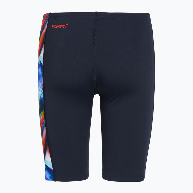 Jammer da nuoto per bambini Speedo Digital Panel Jammer black/red 2