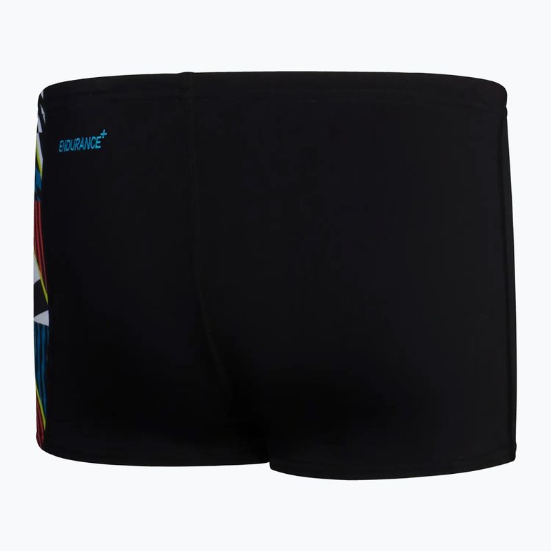 Speedo Digital Panel, costume da bagno per bambini nero/bianco/watermelon 2