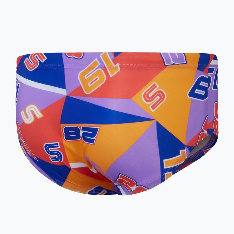 Speedo 13 Allover Club Training Digital Brief slip da bagno per bambini true cobalt/sweet purple/mandarin peel 2