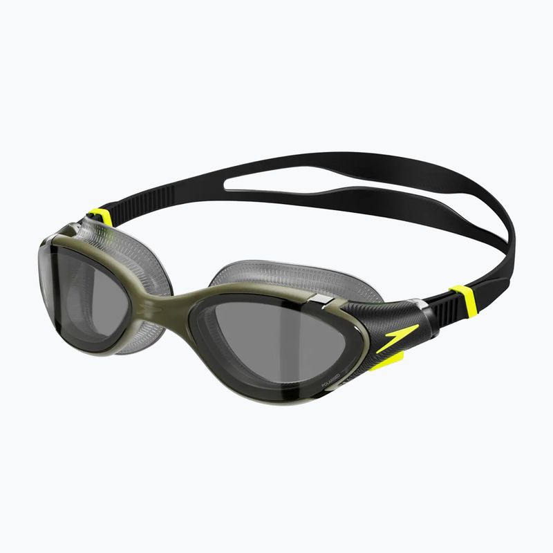 Occhiali da nuoto Speedo Biofuse 2.0 Polarised olive night/black/hyper 2