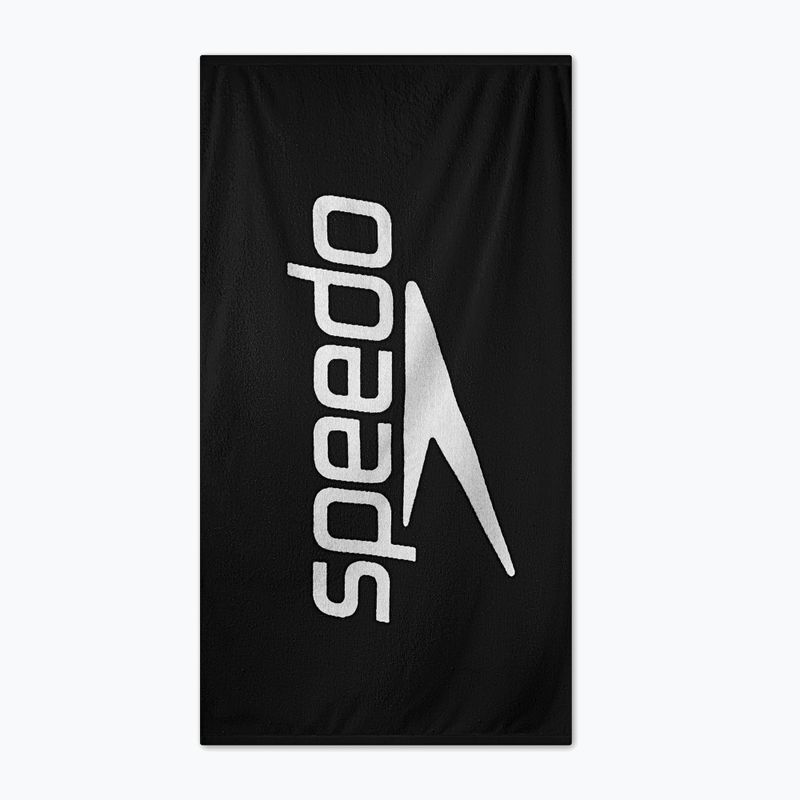 Asciugamano con logo Speedo nero/bianco