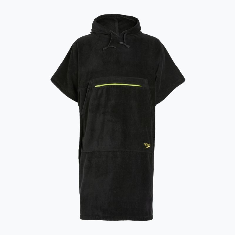 Speedo Swim Poncho S nero/giallo acido
