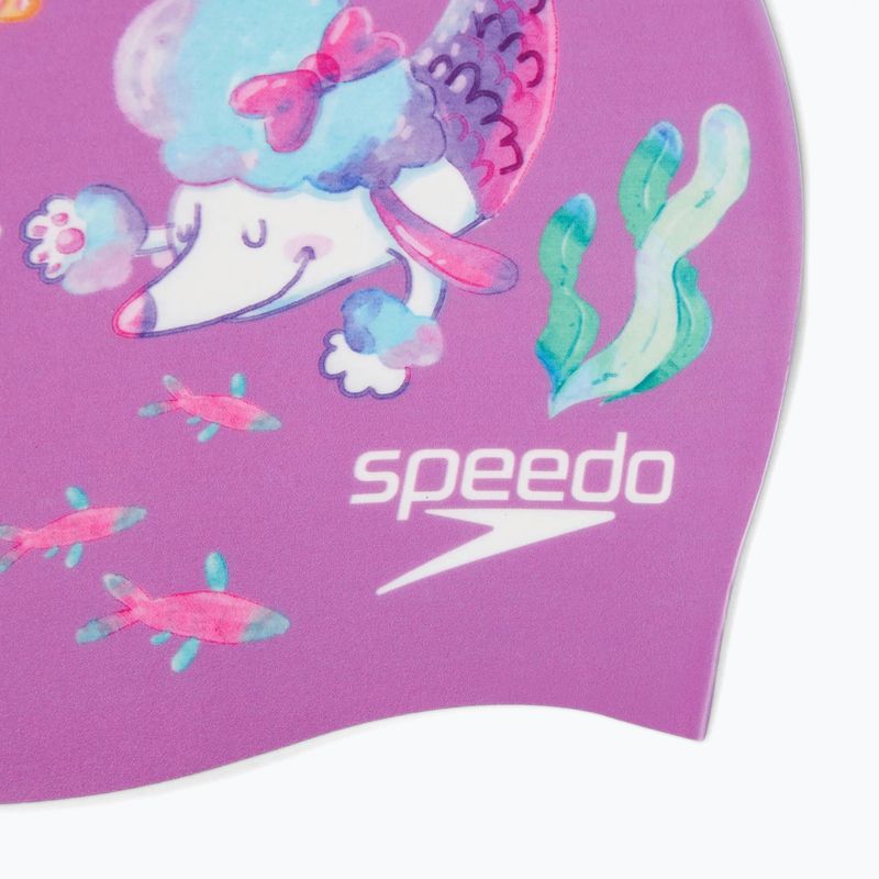 Speedo Cuffia kiki stampata in digitale rosa/ciclamino/petalo 3